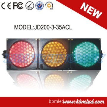 High Brightness Solar Panel Traffic Signal Light with Cobweb Lens